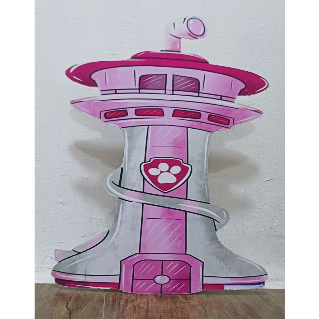 Torre Patrulha - Display - Rosa - Luci_rodrigues_decorações