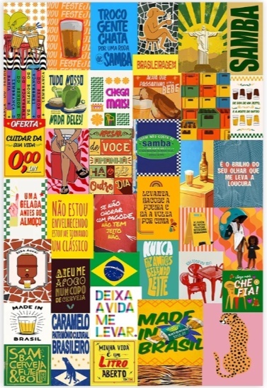 Painel Retangular Brasilidades - Luci_rodrigues_decorações