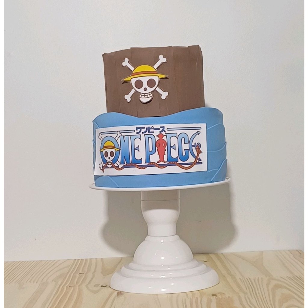 Bolo One Peace - Marron - Luci_rodrigues_decorações