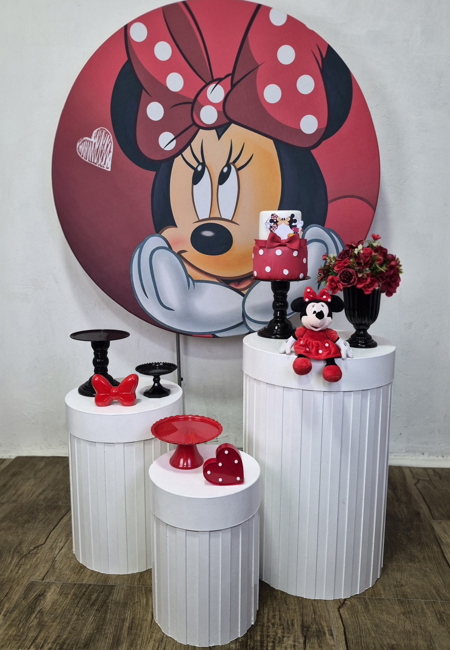 Minnie Ripados - Kit Pegue E Monte - Luci_rodrigues_decorações