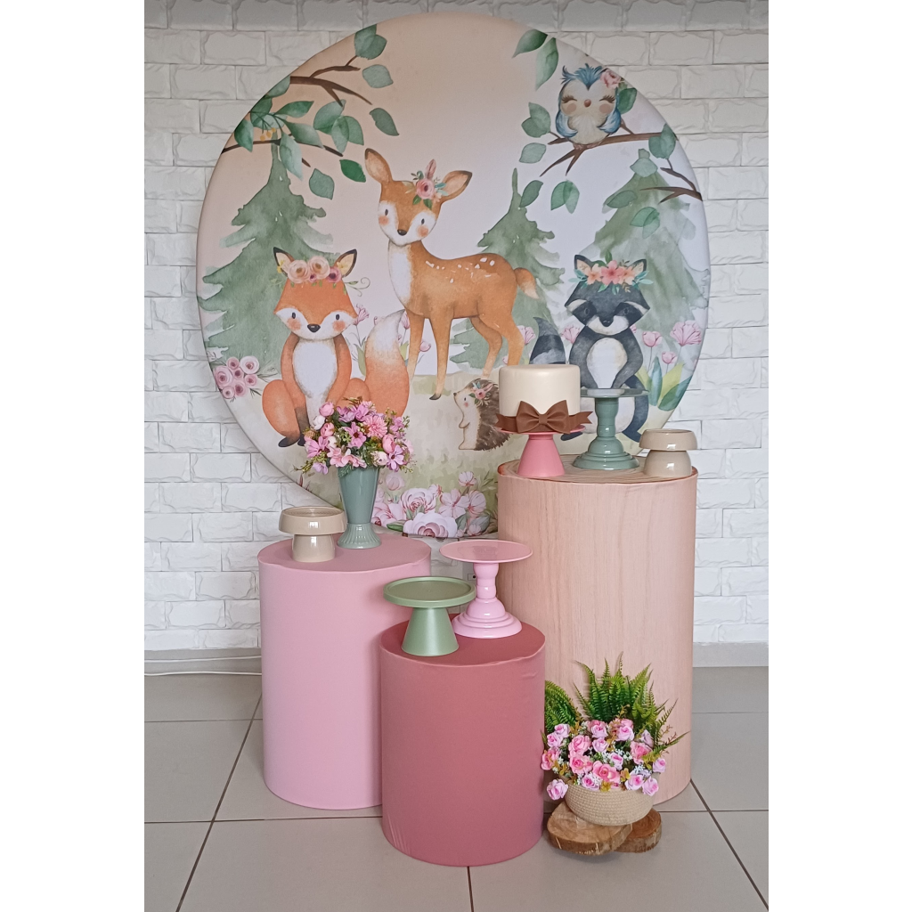 Bosque Encantado - Kit Pegue E Monte - Luci_rodrigues_decorações