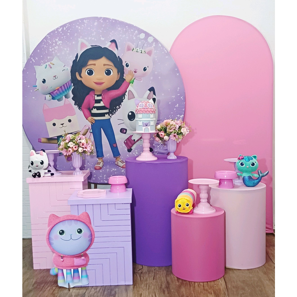 Casa Mágica da Gabby - Kit Pegue E Monte - Luci_rodrigues_decorações