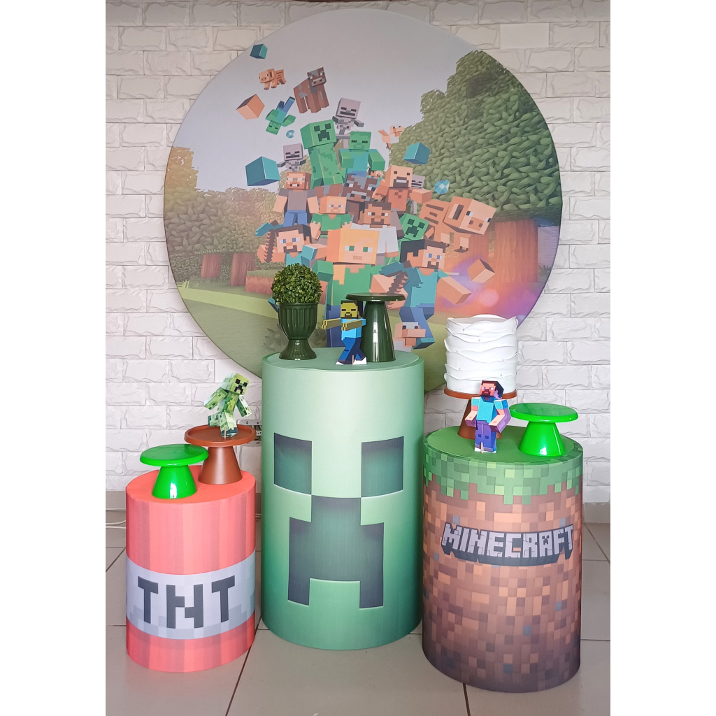 Minecraft Ii - Kit Pegue E Monte - Luci_rodrigues_decorações
