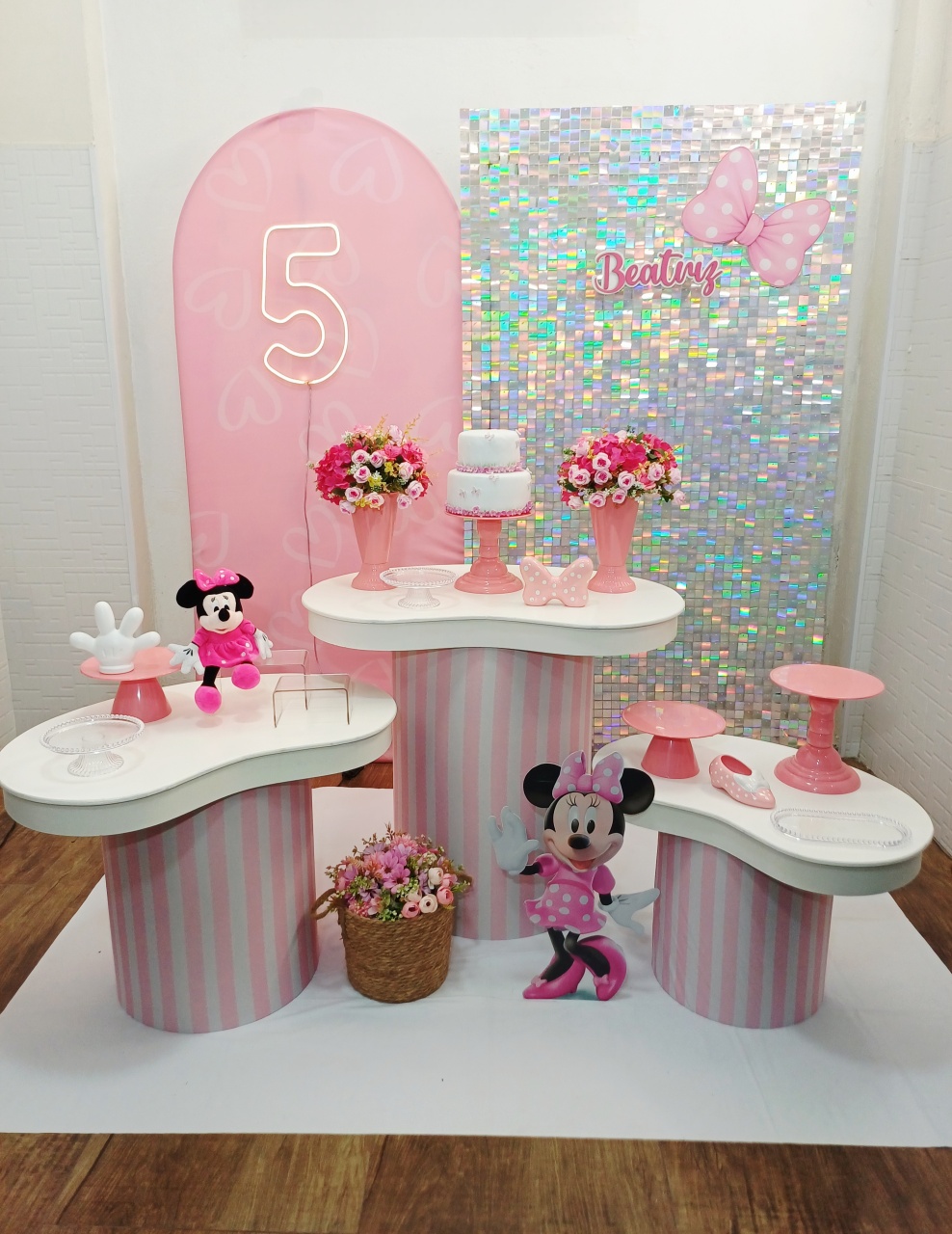 Minnie Rosa - Pegue E Monte - Luci_rodrigues_decorações