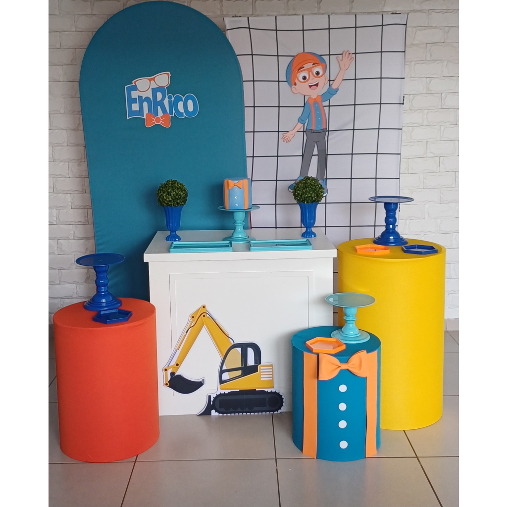 Blippi - Kit Pegue E Monte - Luci_rodrigues_decorações