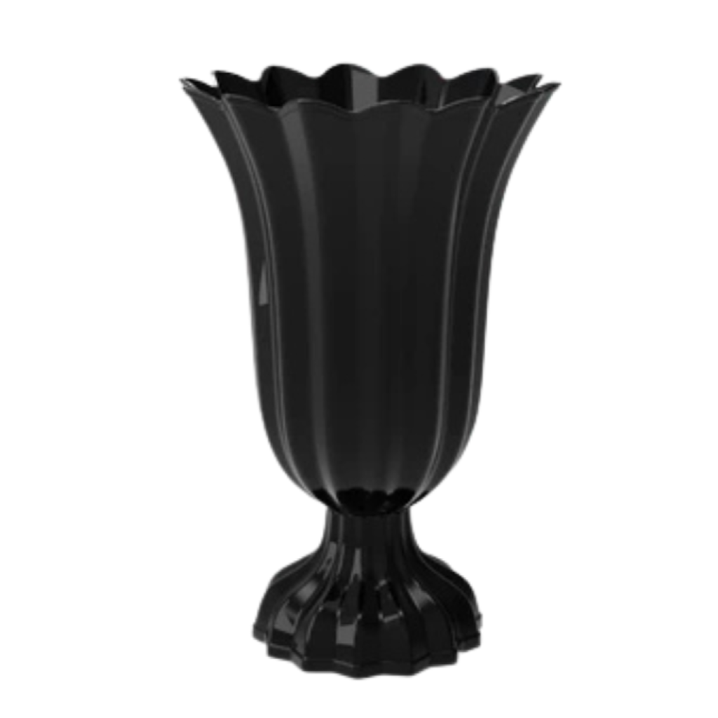 Vaso Popi - Preto - Luci_rodrigues_decorações