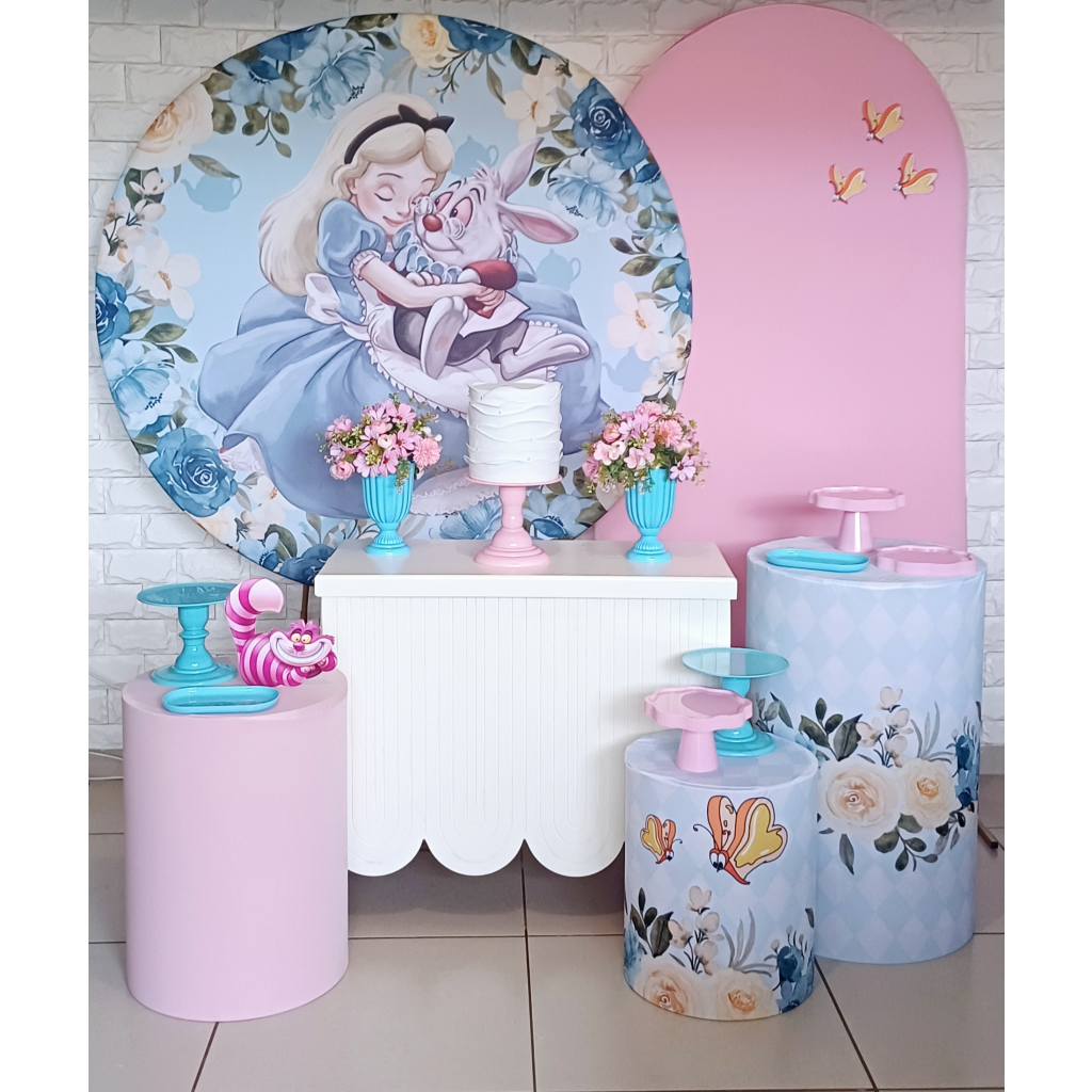 Alice No País das Maravilhas - Kit Pegue E Monte - Luci_rodrigues_decorações