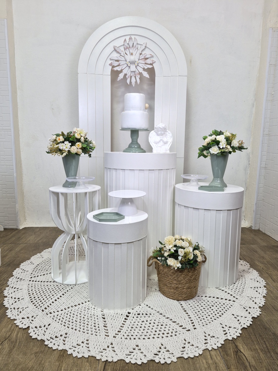 Batizado Verde Eucalipto - Kit Pegue E Monte - Luci_rodrigues_decorações