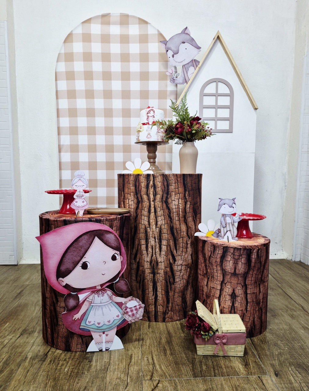 Chapeuzinho - Kit Pegue E Monte - Luci_rodrigues_decorações