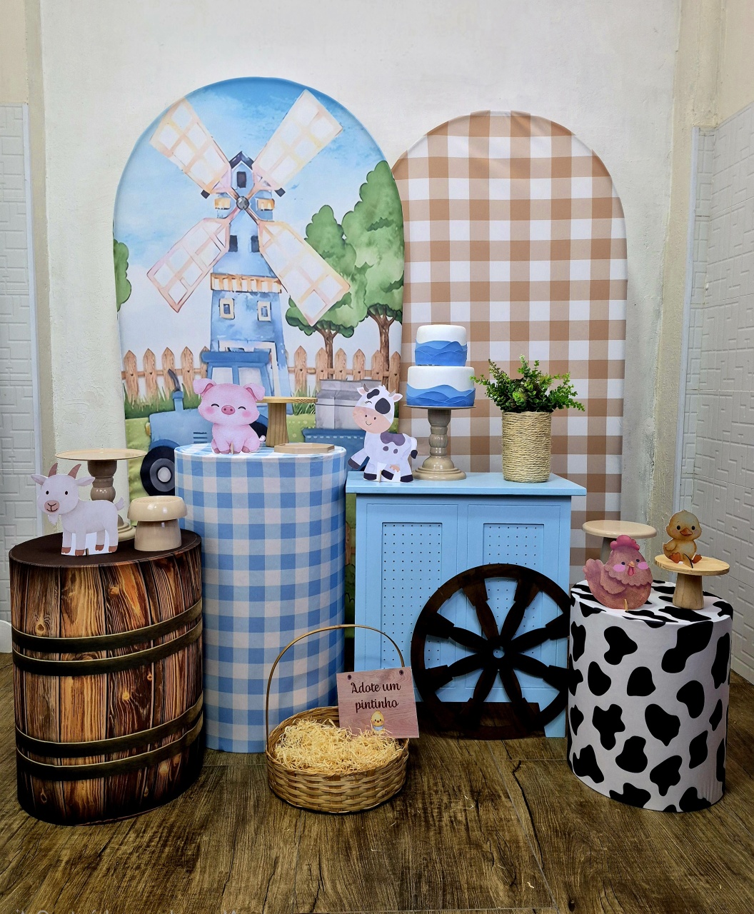 Fazendinha - Kit Pegue E Monte Gold - Luci_rodrigues_decorações