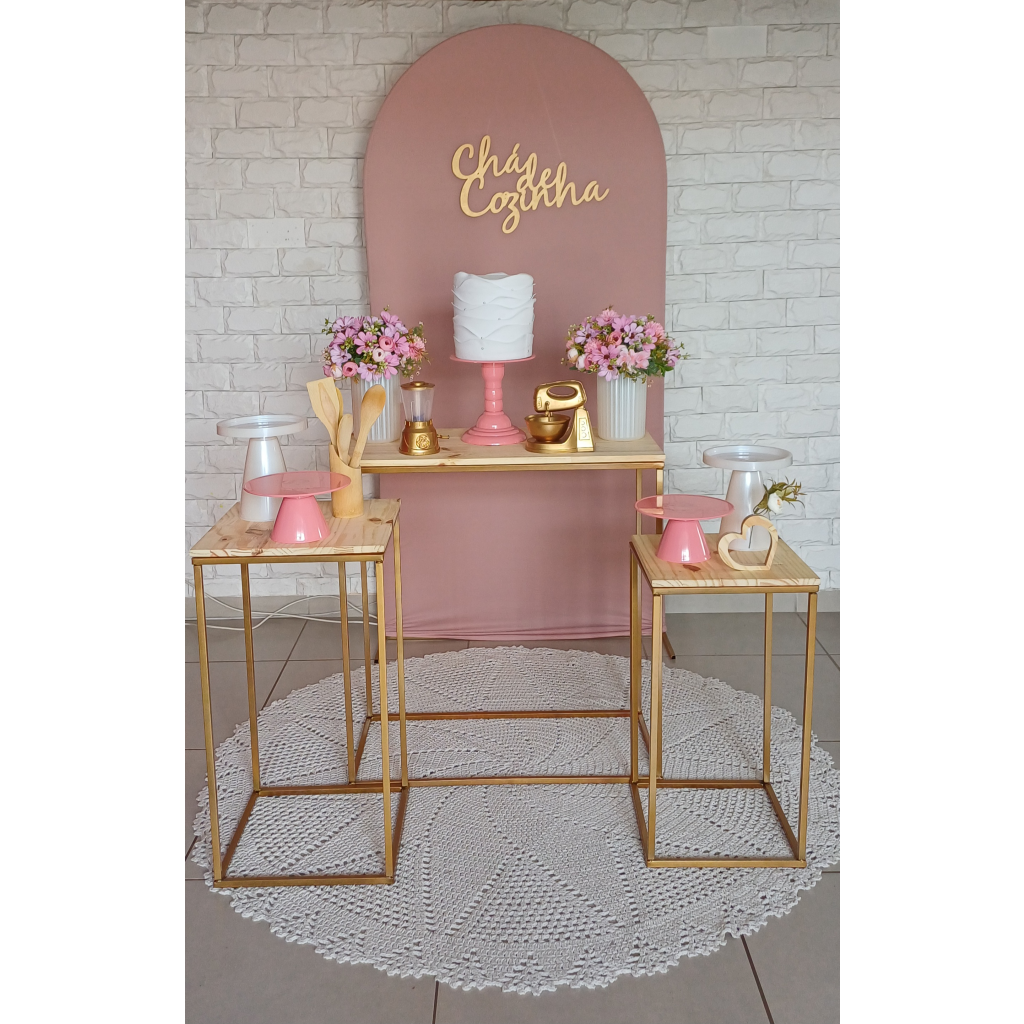 Chá de Cozinha Rosê - Luci_rodrigues_decorações