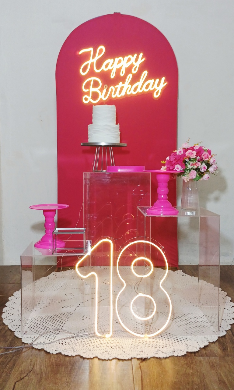 Happy Birthday Pink - Kit Pegue E Monte - Luci_rodrigues_decorações