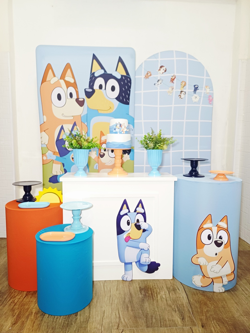 Bluey E Bingo - Kit Pegue E Monte - Luci_rodrigues_decorações