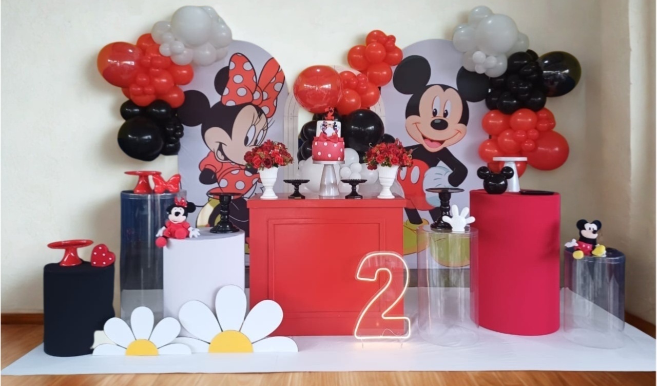 Mickey E Minnie Clássicos - Kit Pegue E Monte - Luci_rodrigues_decorações