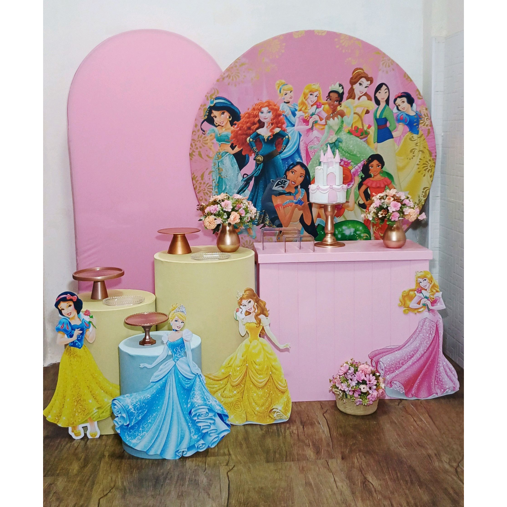 Princesas - Kit Pegue E Monte - Luci_rodrigues_decorações