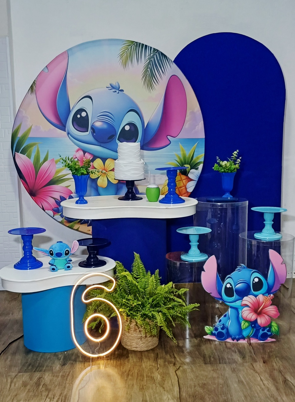 Stitch - Kit Pegue E Monte - Luci_rodrigues_decorações