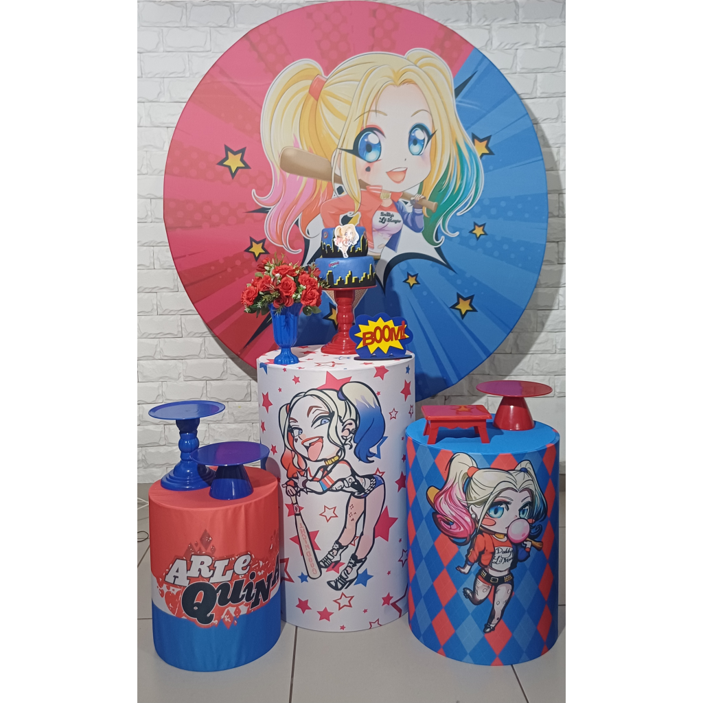 Arlequina - Kit Pegue E Monte - Luci_rodrigues_decorações