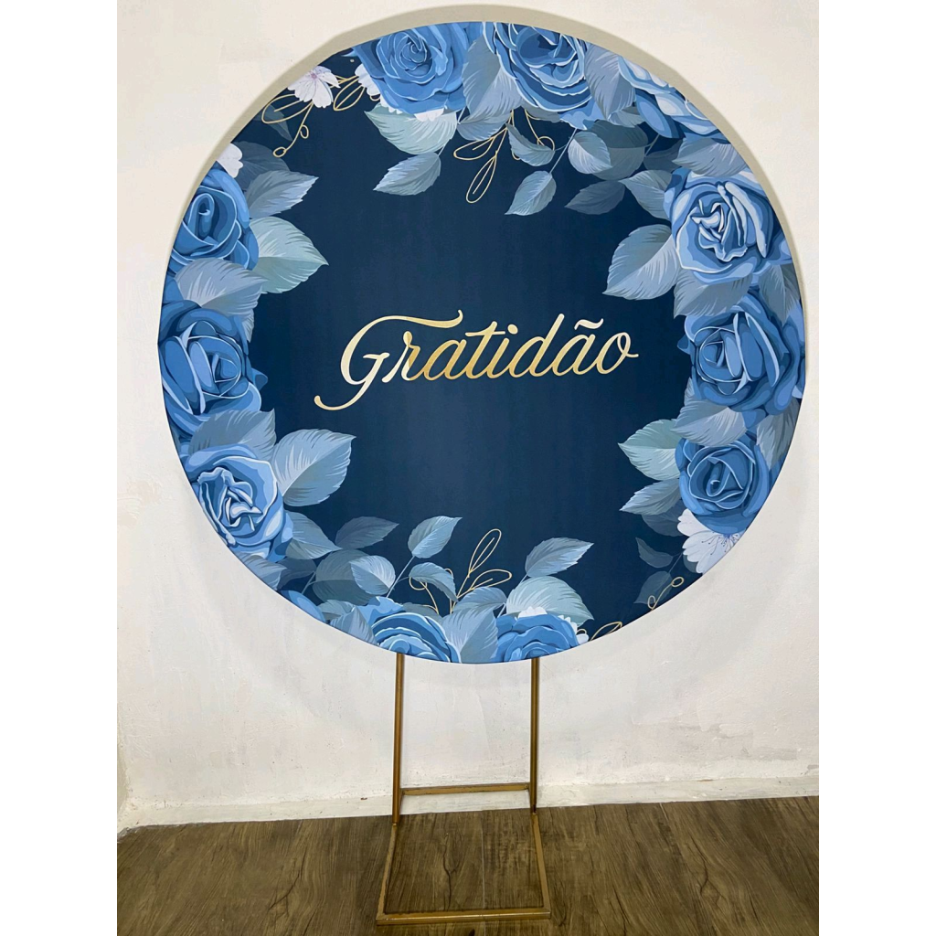 Gratidão - Painel Redondo - Luci_rodrigues_decorações
