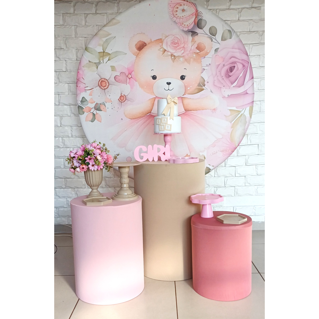 Ursinha Bailarina - Kit Pegue E Monte - Luci_rodrigues_decorações