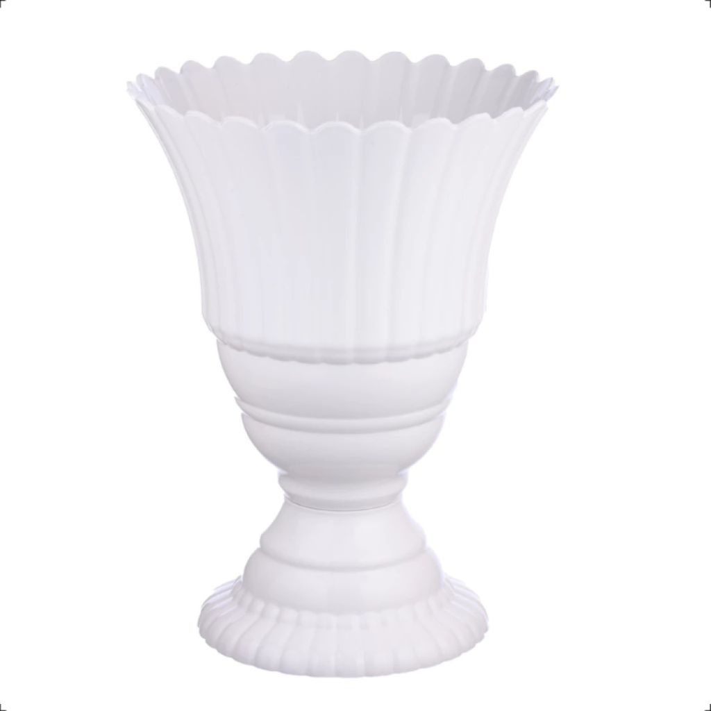 Vaso Decorativo - Branco - Luci_rodrigues_decorações