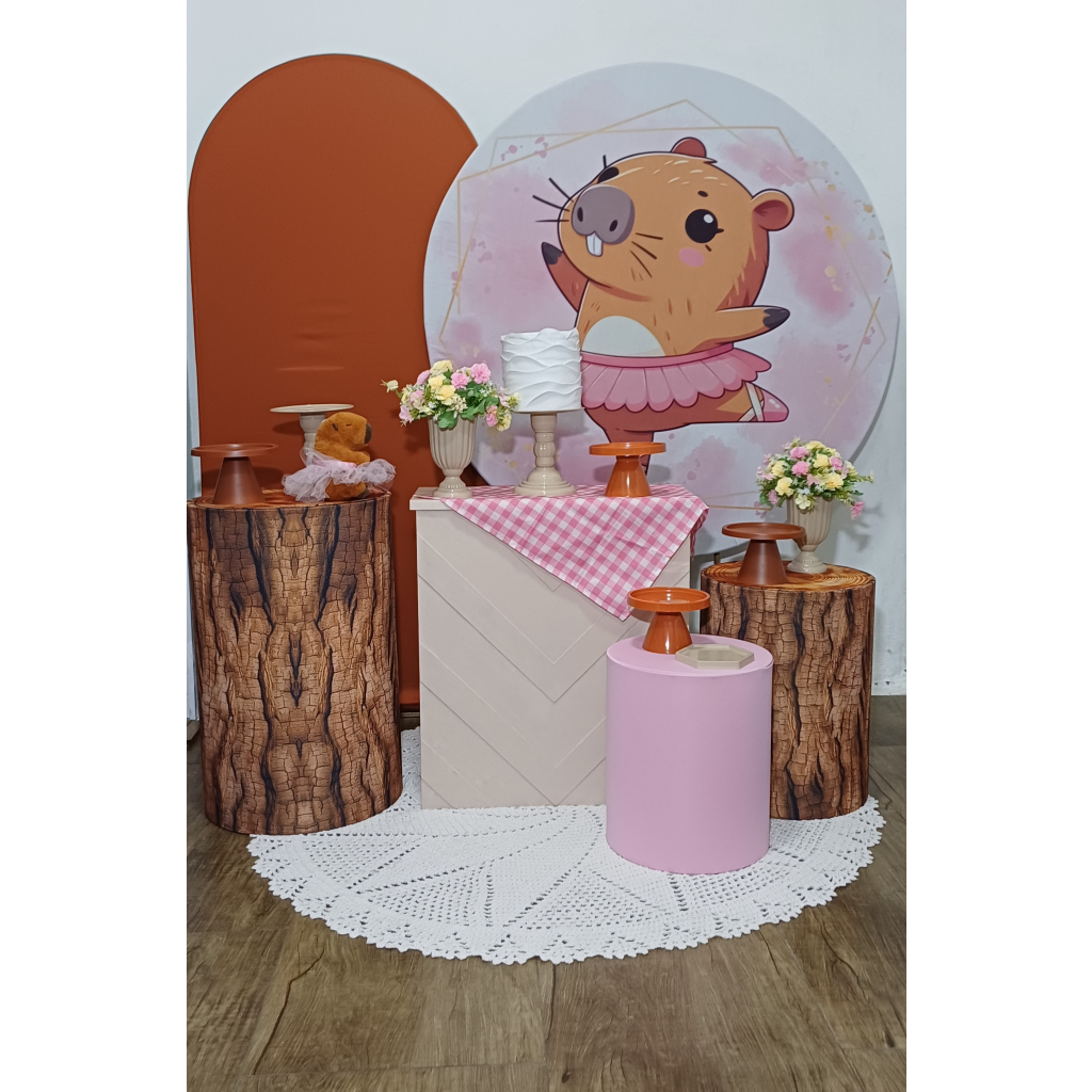 Capivara Bailarina - Kit Pegue E Monte - Luci_rodrigues_decorações
