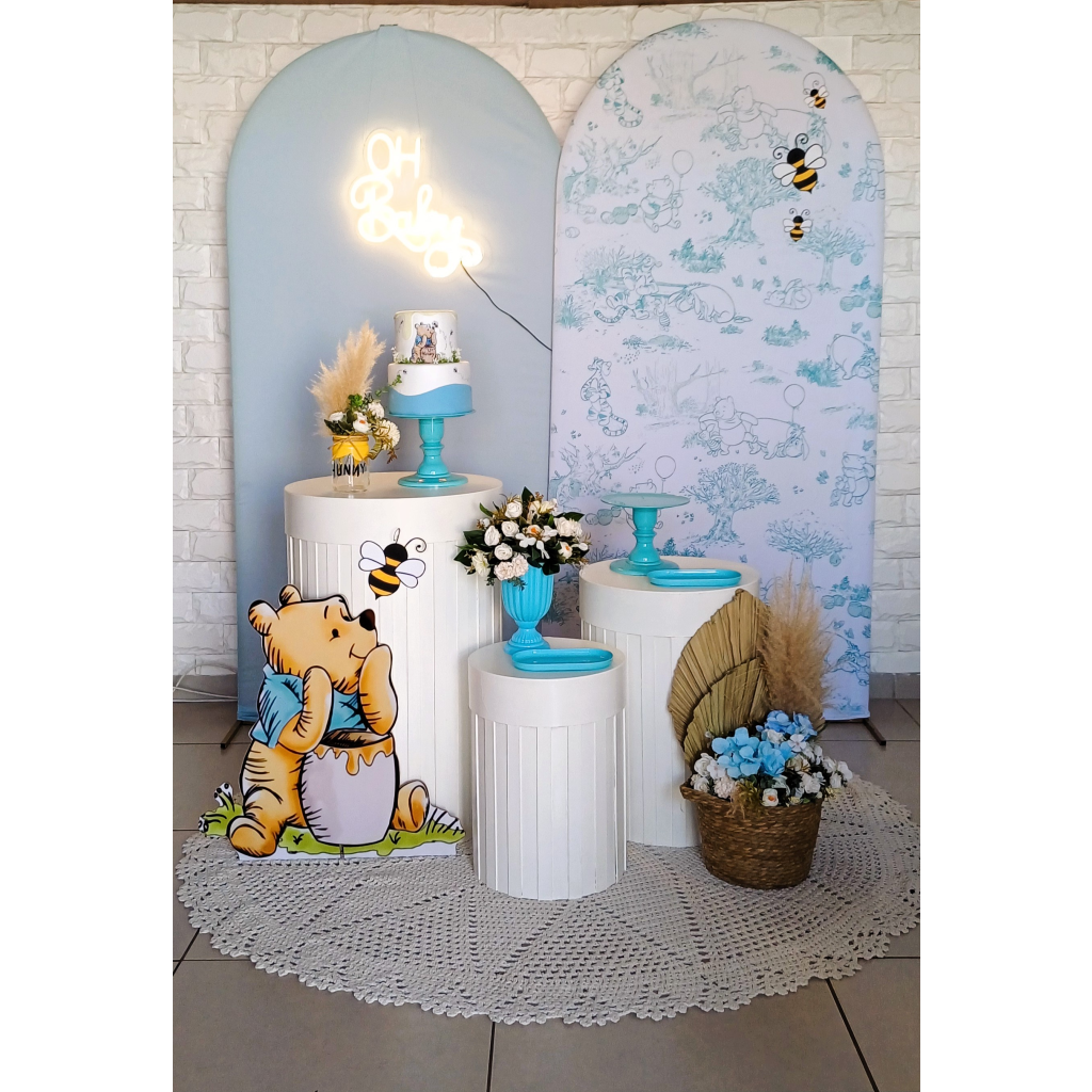 Chá de Bebê Pooh - Kit Pegue E Monte - Luci_rodrigues_decorações