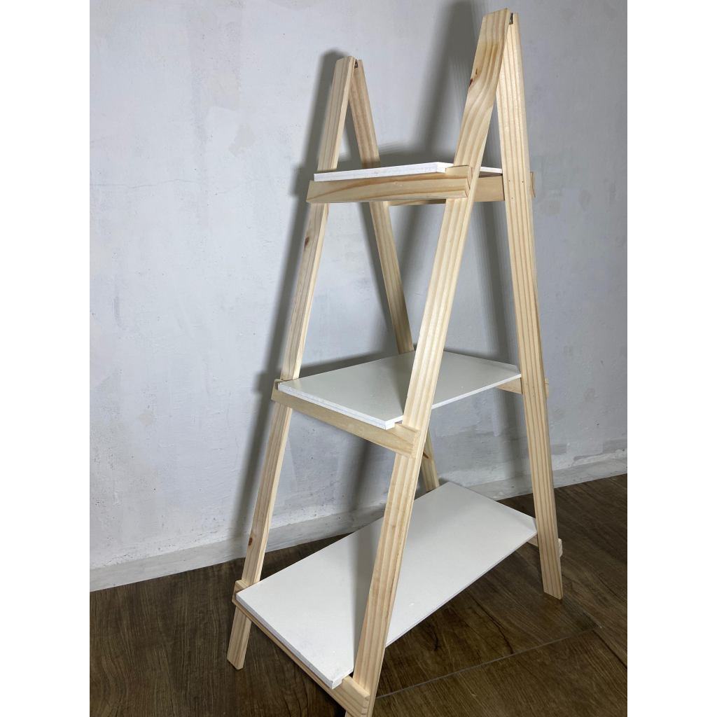 Escada Para Lembrancinhas - Branco/Pinus - Luci_rodrigues_decorações