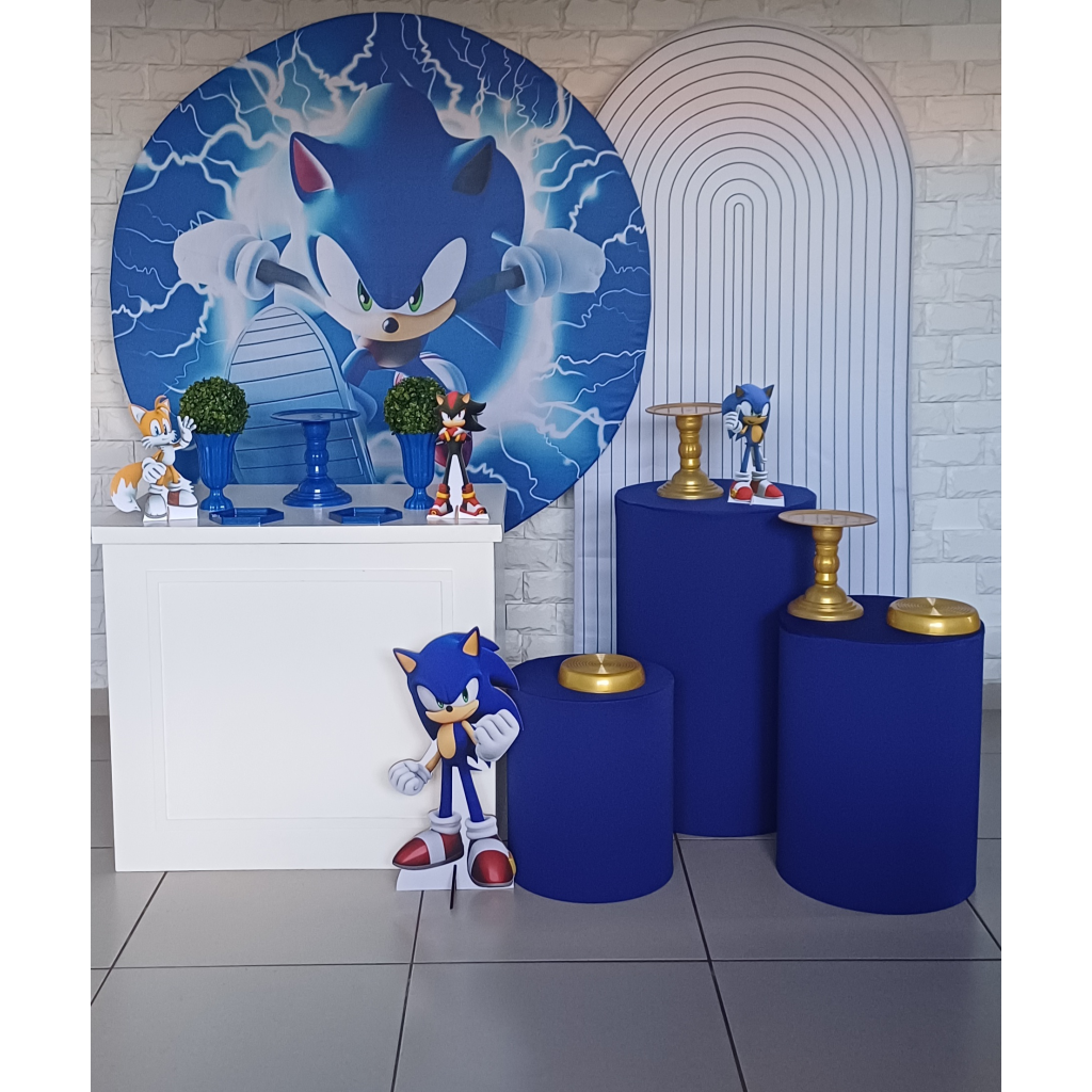 Sonic - Kit Pegue E Monte - Luci_rodrigues_decorações
