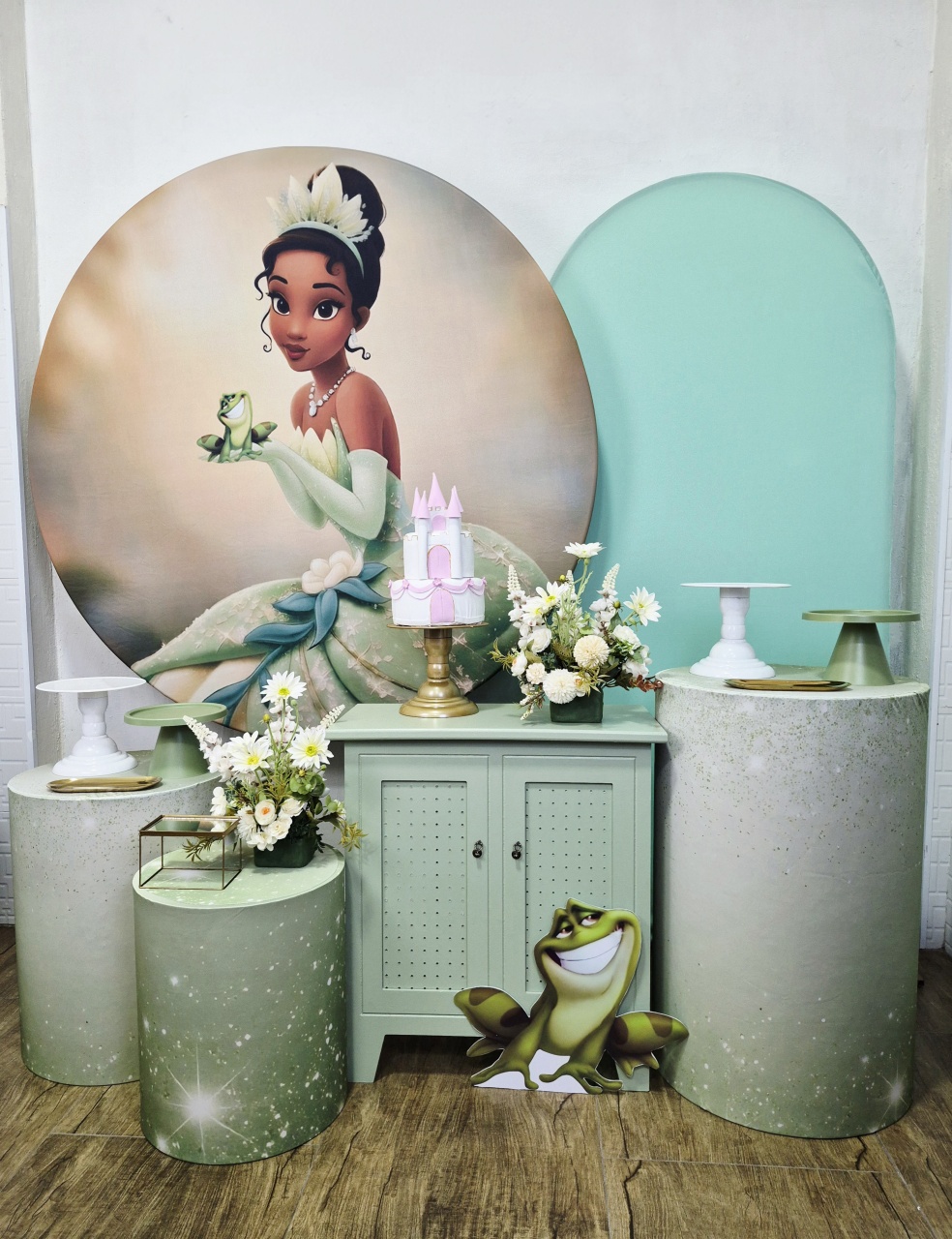 Princesa Tiana Iv- Kit Pegue E Monte - Luci_rodrigues_decorações