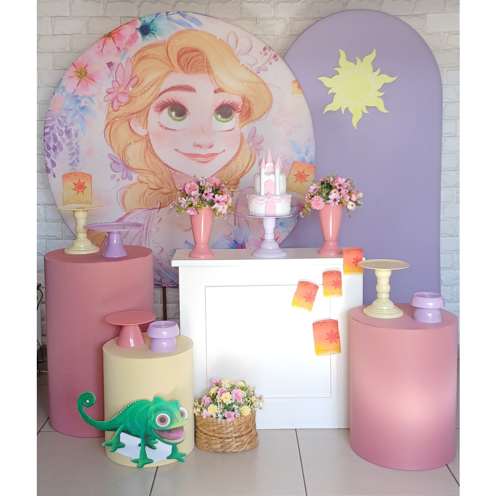 Rapunzel - Kit Pegue E Monte - Luci_rodrigues_decorações