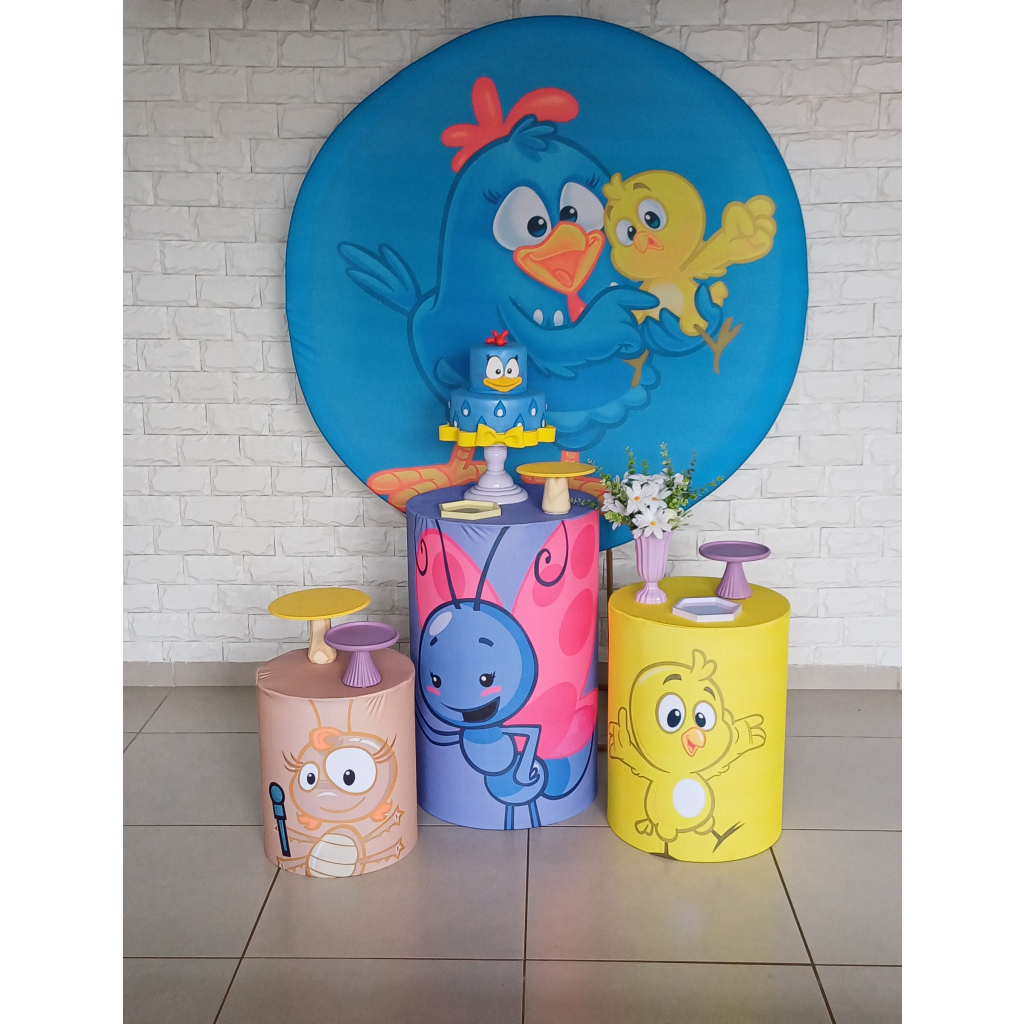 Galinha Pintadinha - Kit Pegue E Monte - Luci_rodrigues_decorações