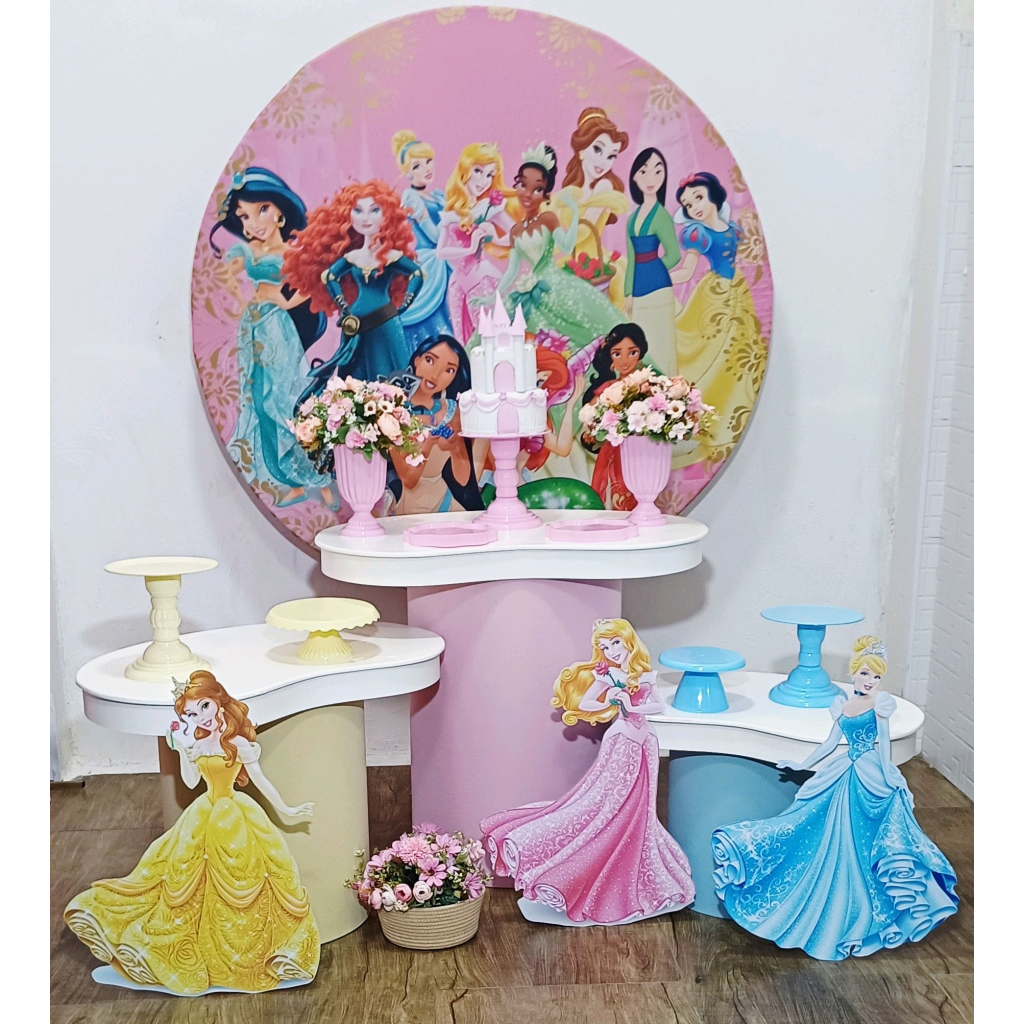 Princesas Moderninho - Kit Pegue E Monte - Luci_rodrigues_decorações