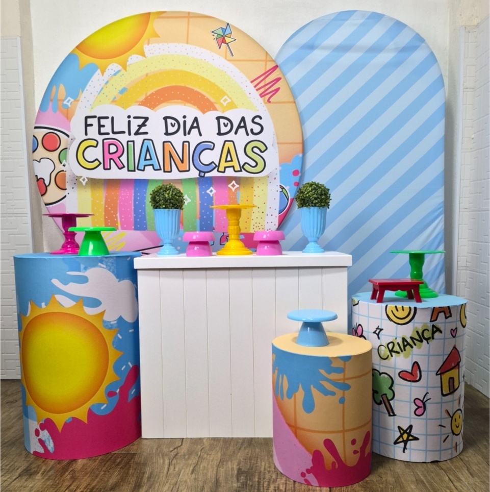 Feliz Dia das Crianças - Kit Pegue E Monte - Luci_rodrigues_decorações