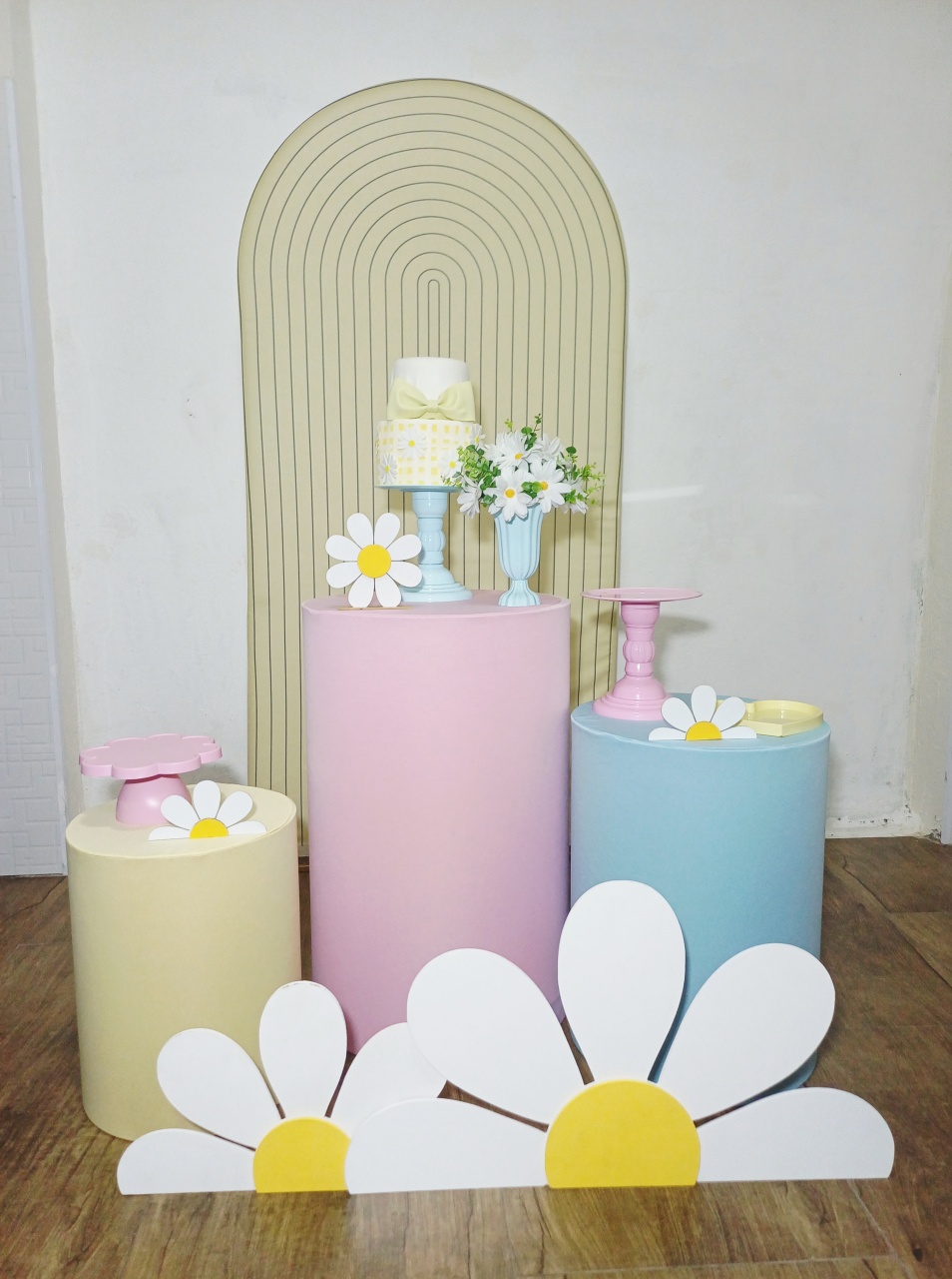 Margaridas Candy Color Ii - Kit Pegue E Monte - Luci_rodrigues_decorações