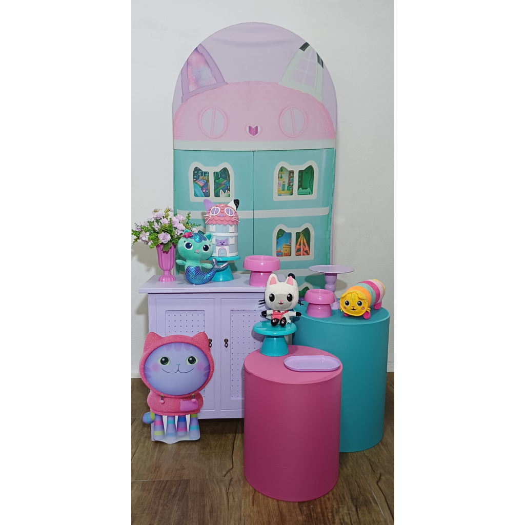 Casa Mágica da Gabby - Kit Pegue E Monte - Luci_rodrigues_decorações