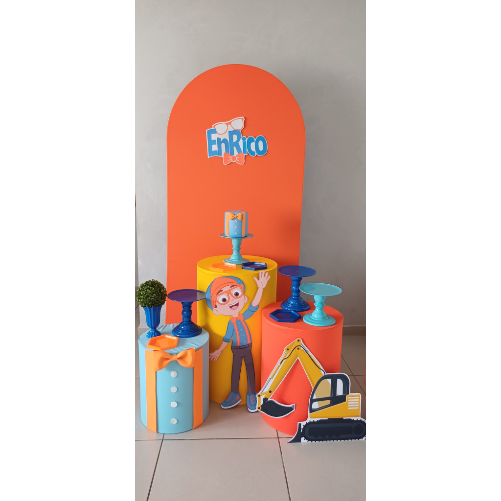 Blippi - Kit Pegue E Monte - Luci_rodrigues_decorações