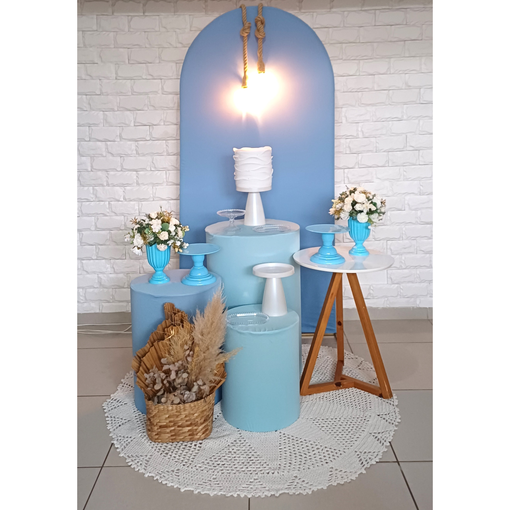 Azul - Kit Pegue E Monte - Luci_rodrigues_decorações