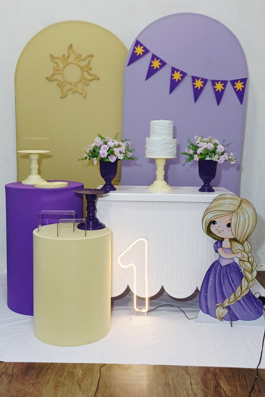 Rapunzel Baby - Kit Pegue E Monte - Luci_rodrigues_decorações