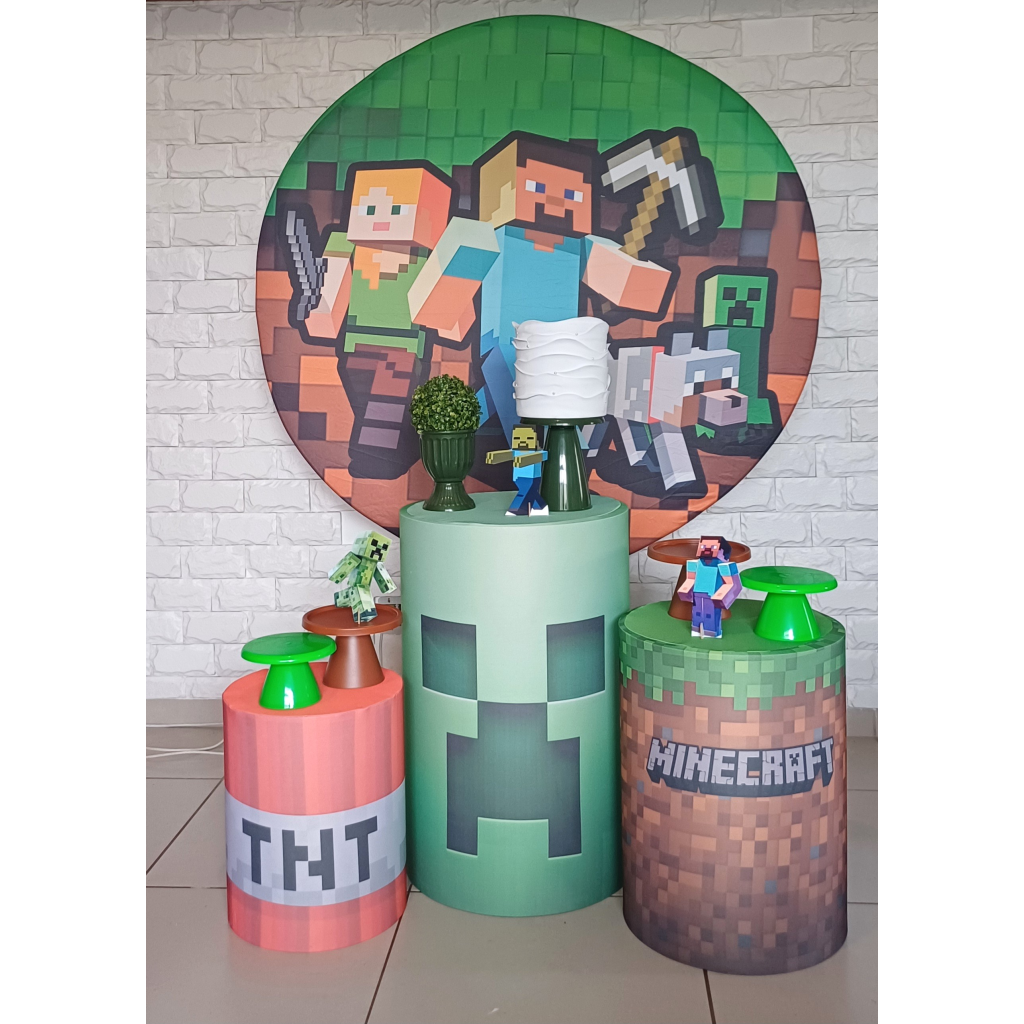Minecraft - Kit Pegue E Monte - Luci_rodrigues_decorações
