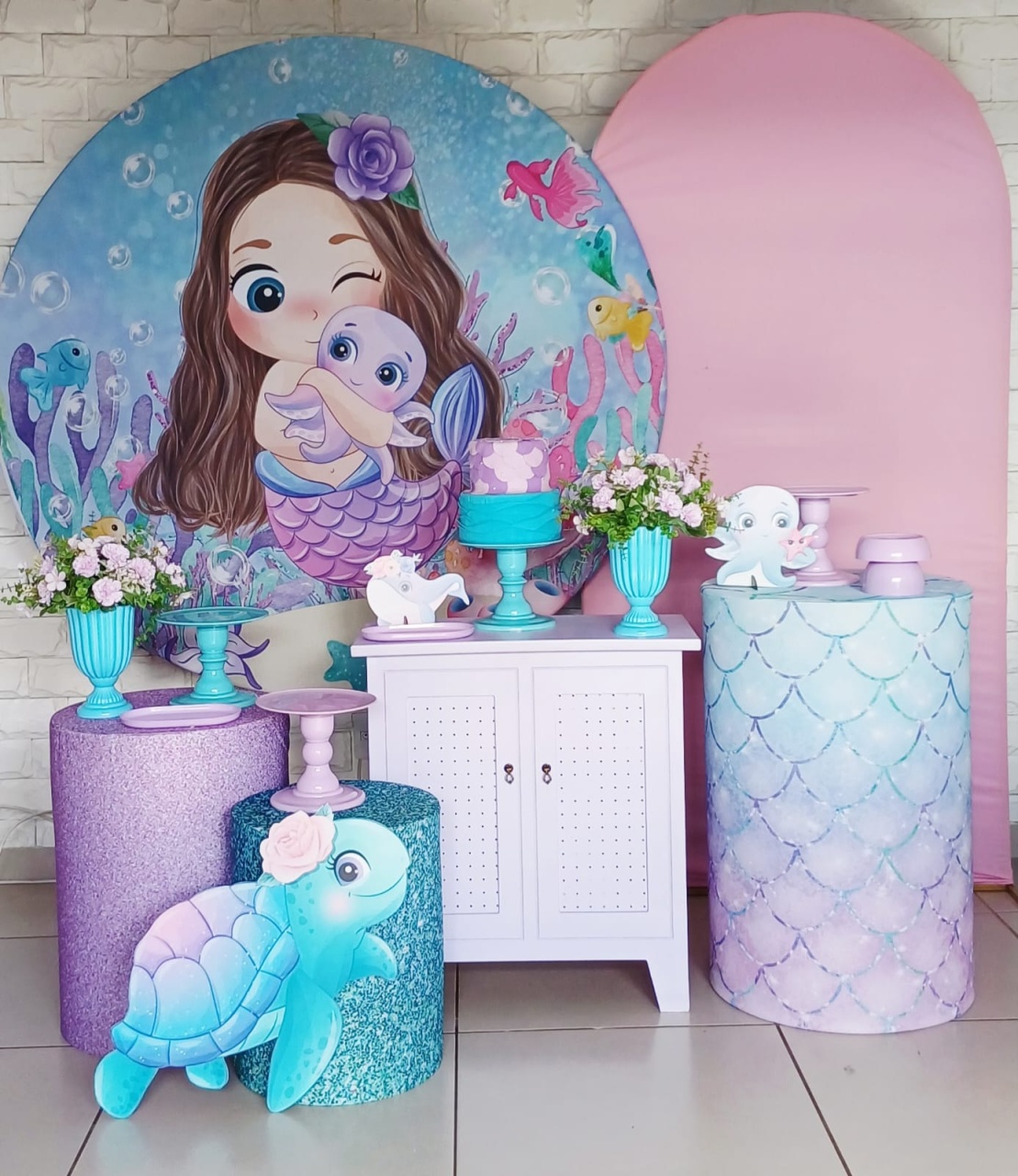 Sereia Cute - Luci_rodrigues_decorações