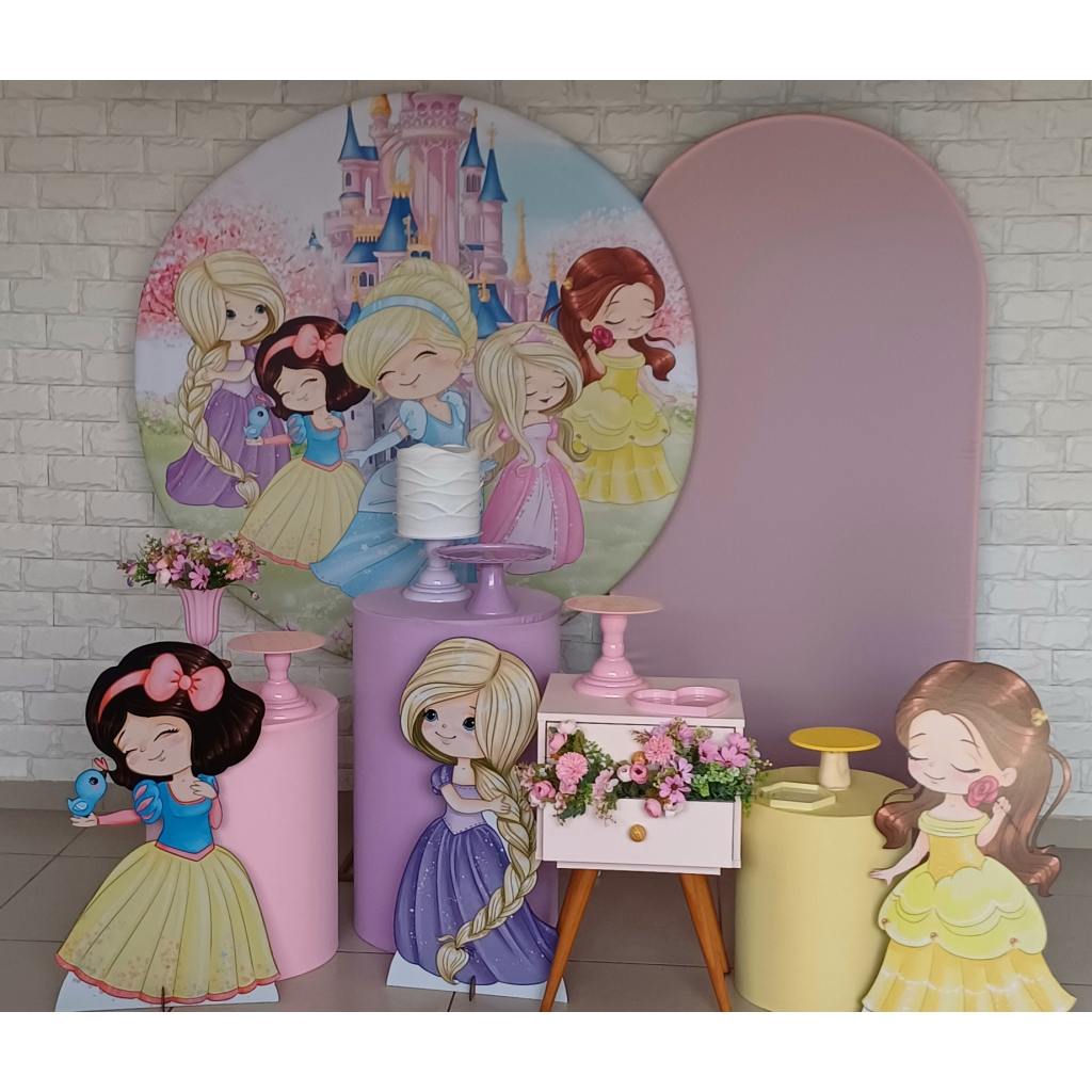 Princesas Baby - Kit Pegue E Monte - Luci_rodrigues_decorações