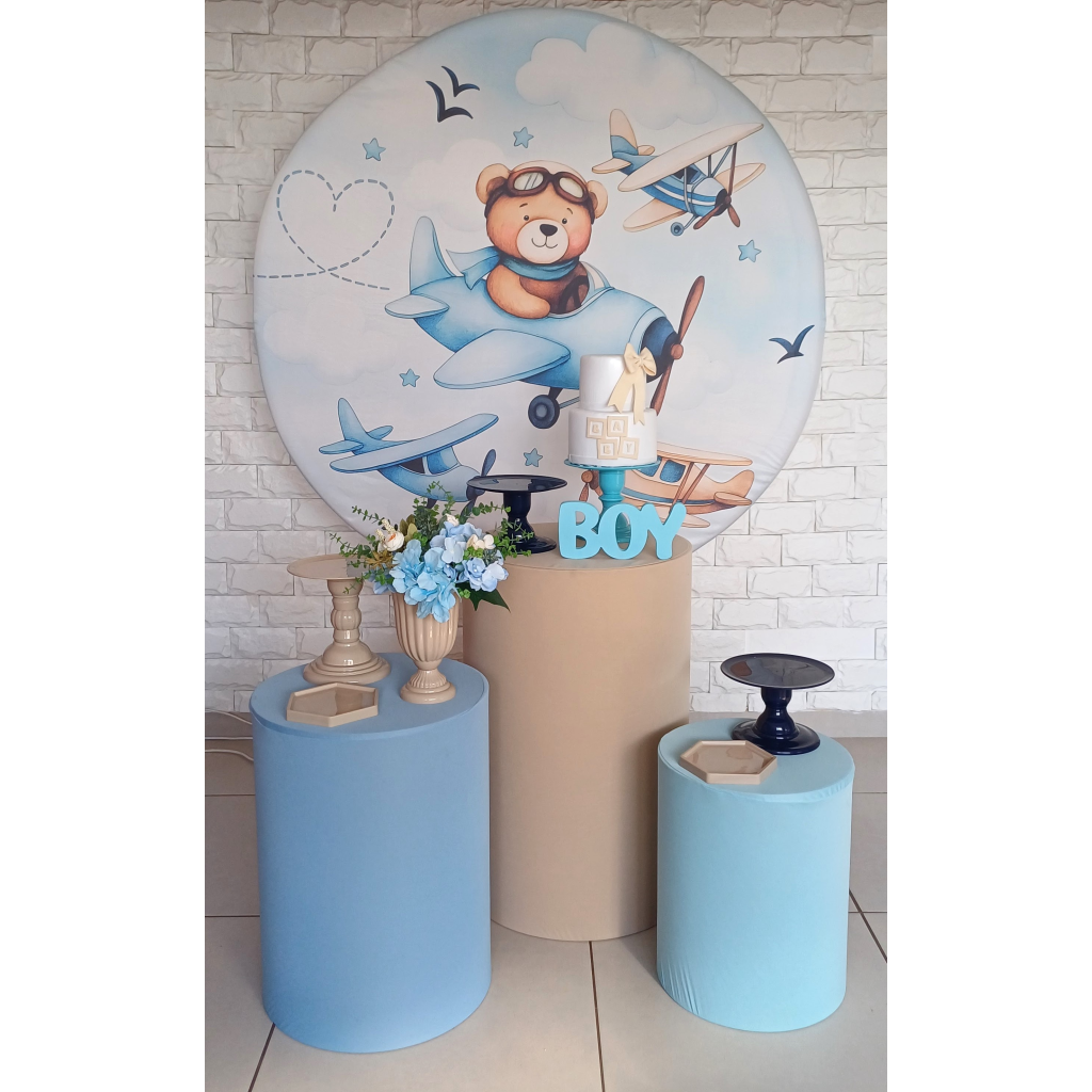 Ursinho Aviador - Kit Pegue E Monte - Luci_rodrigues_decorações