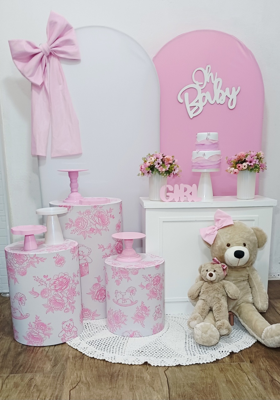 Laço Baby Girl - Kit Pegue E Monte - Luci_rodrigues_decorações