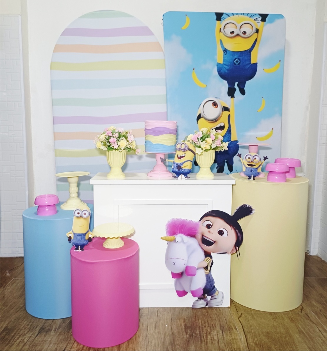 Minions - Kit Pegue E Monte - Luci_rodrigues_decorações