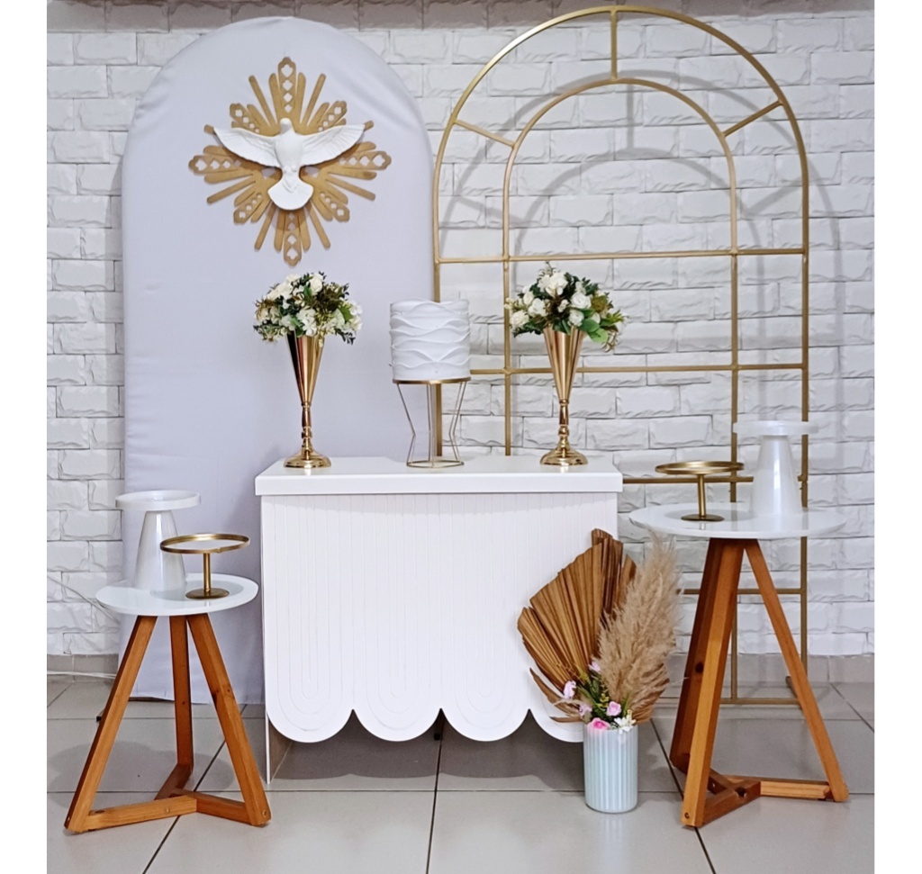 Batizado Clean - Kit Pegue E Monte - Luci_rodrigues_decorações