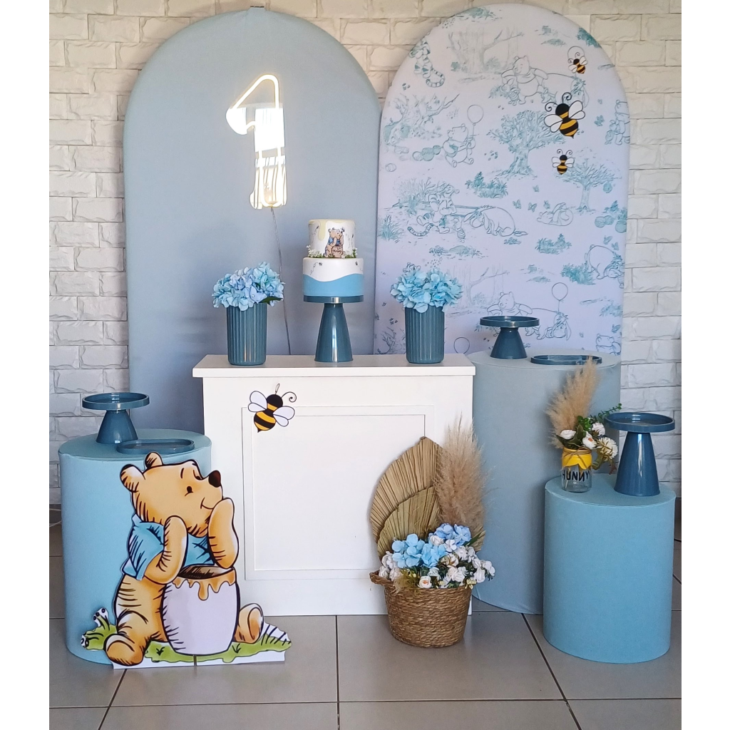 Ursinho Pooh Azul - Kit Pegue E Monte - Luci_rodrigues_decorações