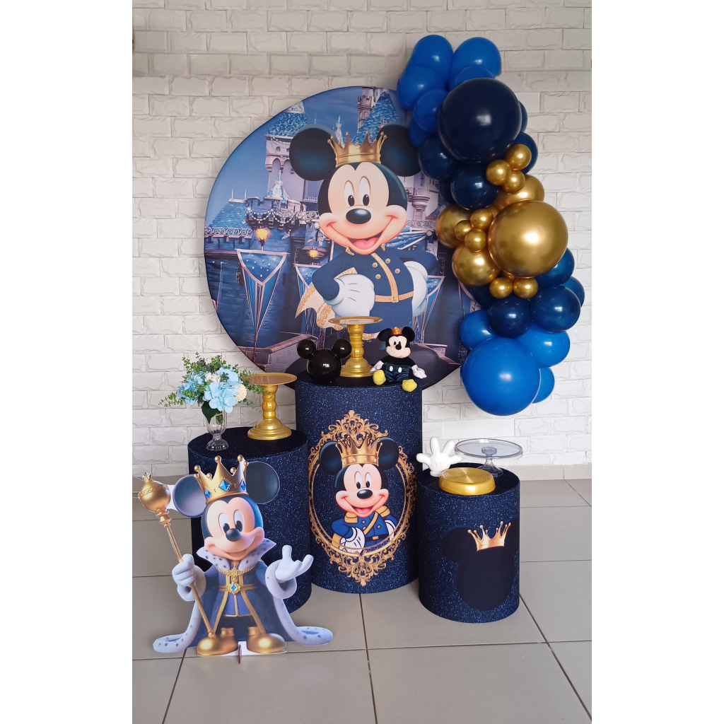 Mickey Realeza - Kit Pegue E Monte - Luci_rodrigues_decorações