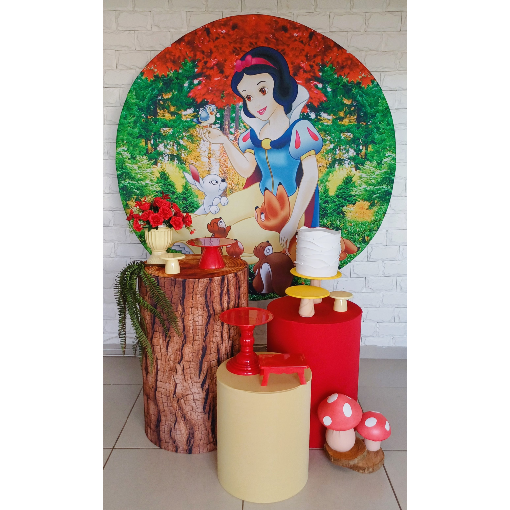 Branca de Neve - Kit Pegue E Monte - Luci_rodrigues_decorações