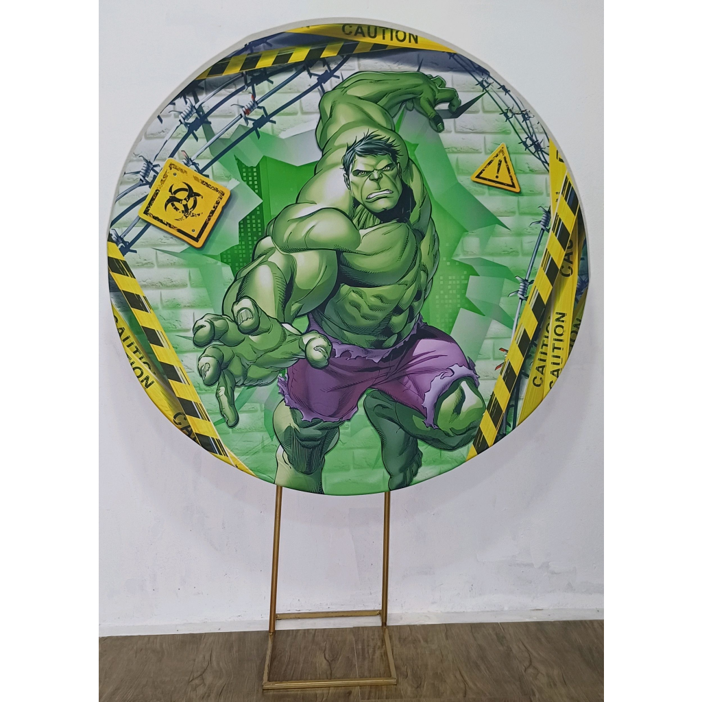 Hulk - Painel Redondo - Luci_rodrigues_decorações