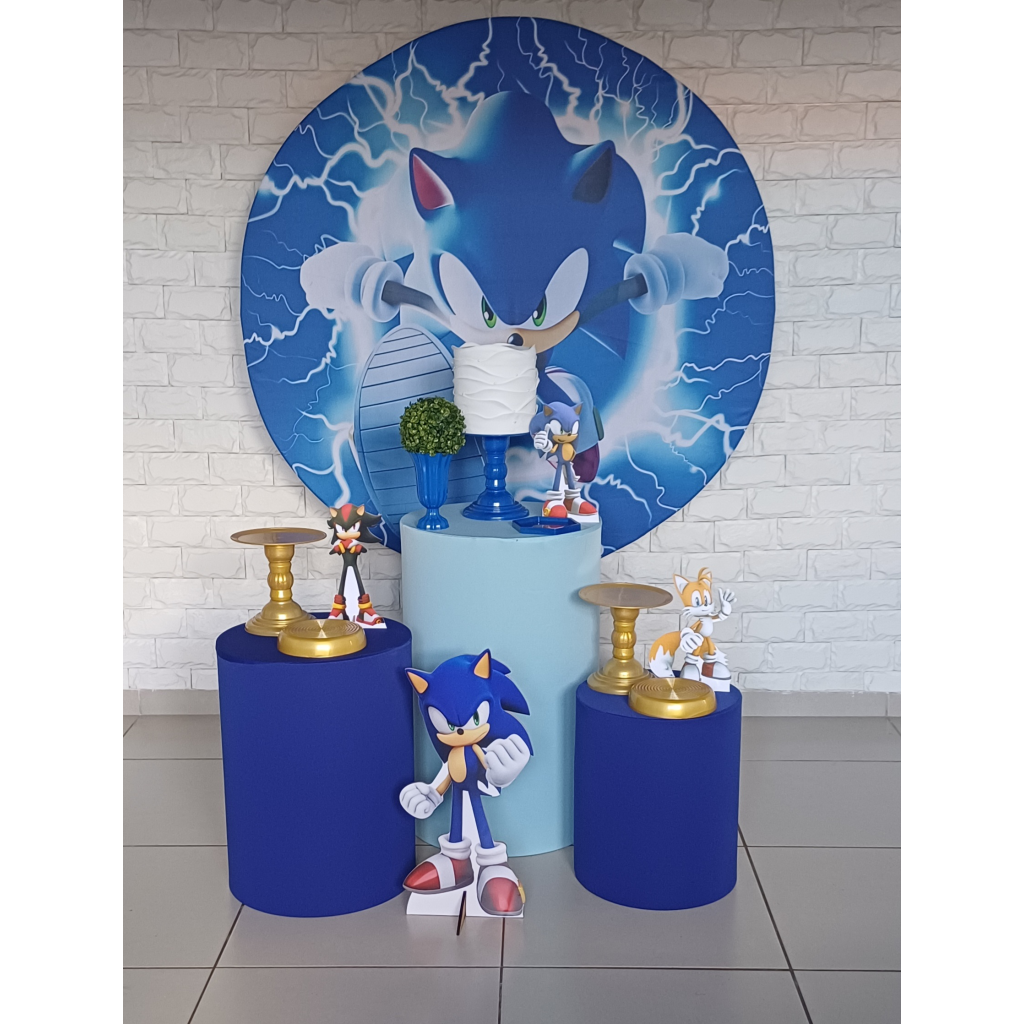 Sonic - Kit Pegue E Monte - Luci_rodrigues_decorações